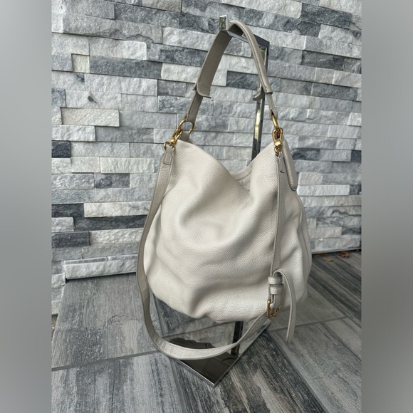 Marc by Marc Jacobs Classic Q Hillier Hobo White Workwear Handbag Purse Two Way - Picture 9 of 17